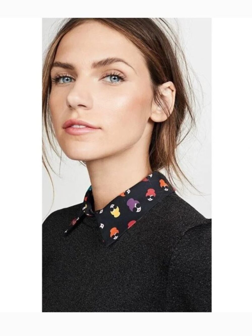 Alice + Olivia Aster Collared Sweater Size S - Picture 4 of 10